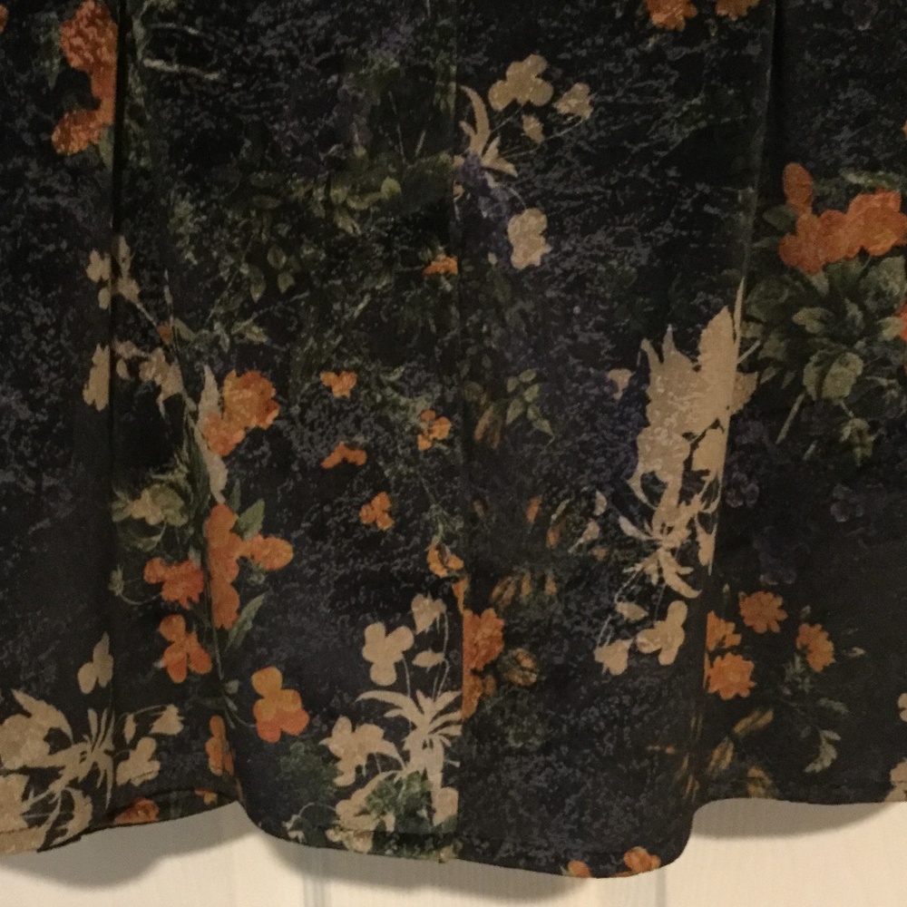 Floral Velvet Day Jacket size XL - Picture 5 of 7